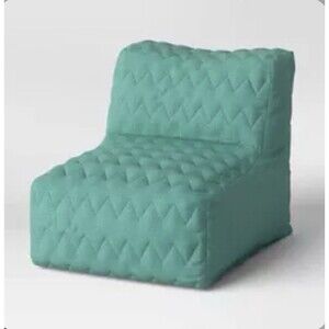Ladera Green Quilted Bean Bag Patio Chair – Opalhouse™ x Jungalow NEW